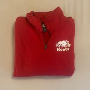 Roots Crimson Half-Zip Sweatshirt